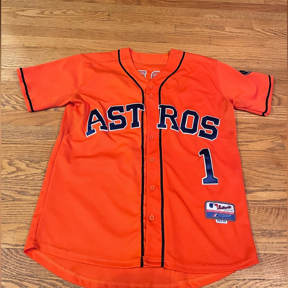 Carlos Correa Houston Astros Majestic Authentic Collection Orange Jersey